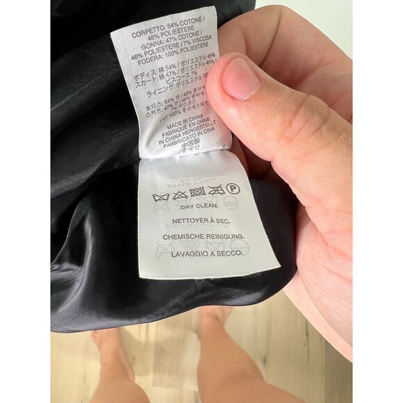 J. Crew White and Gray Dimond Pattern Knee Length Cap Sleeve Dress - Picture 6 of 9